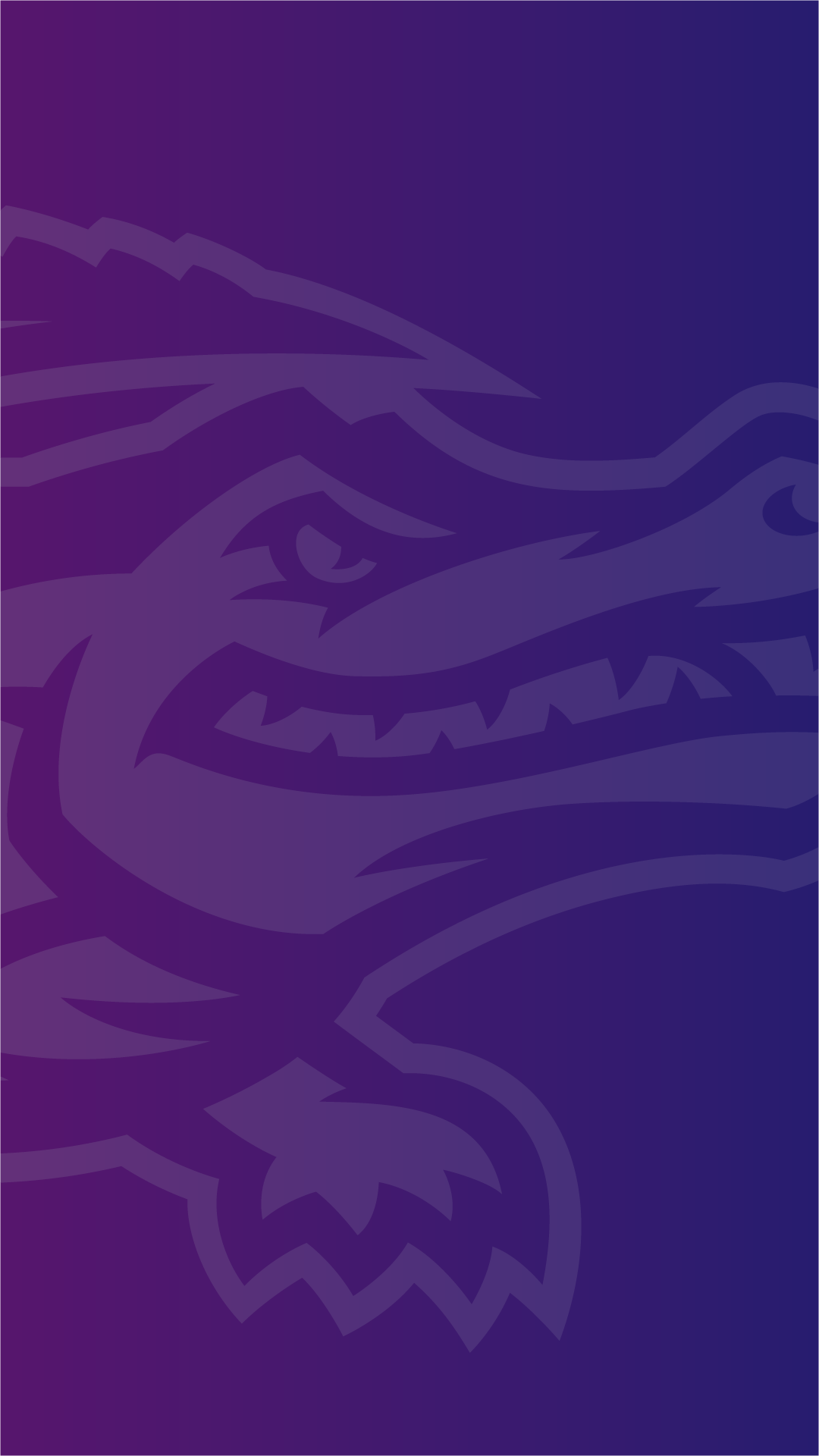 Gator Silhouette purple gradient