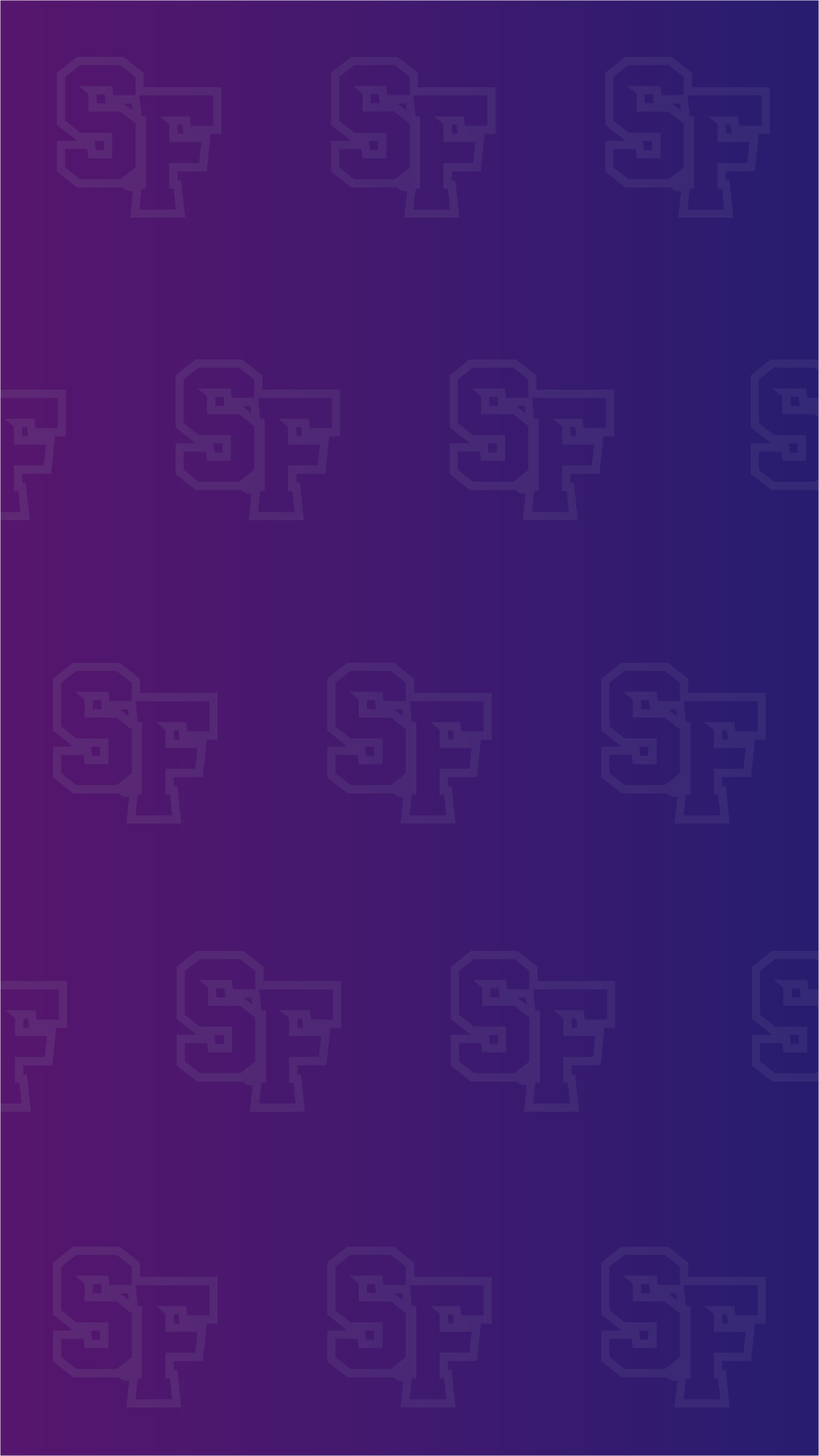 SF Pattern on Purple gradient