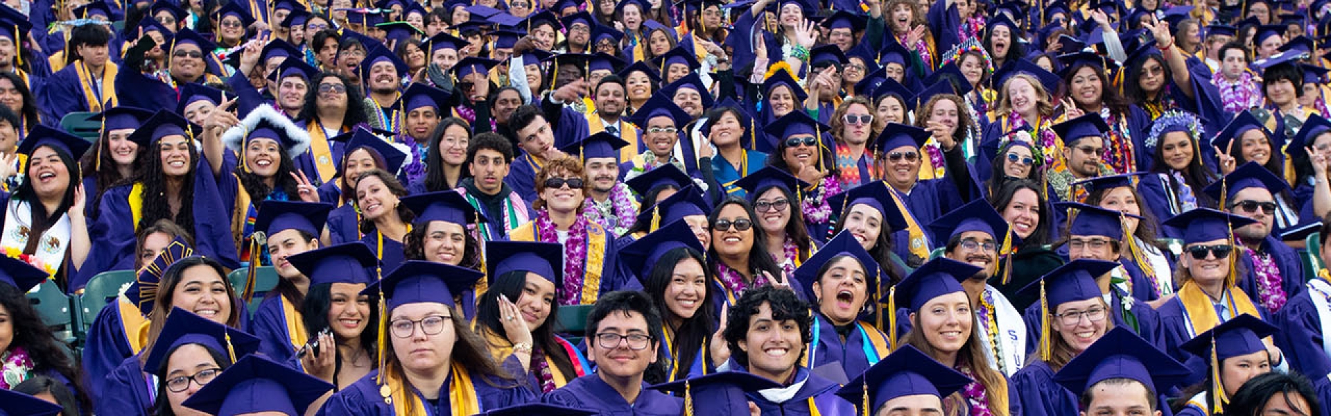Crowd during Commencemenmt 